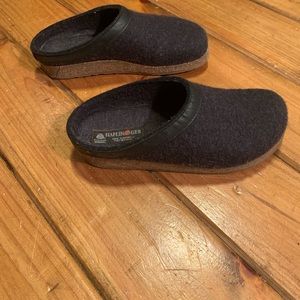 Haflinger boiled wool crocs/mules/house shoes